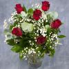Six-Red-Rose-Hand-Tied-Bouquet Valentines